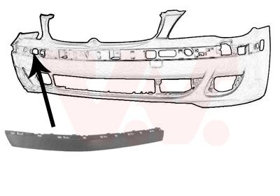 0663582 VAN WEZEL Облицовка, бампер Ван wезел 0663582