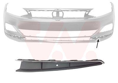 5751597 VAN WEZEL Решетка вентилятора, буфер Ван wезел 5751597