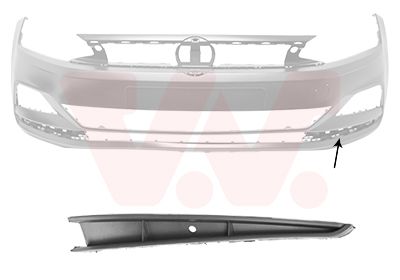 5751595 VAN WEZEL Решетка вентилятора, буфер Ван wезел 5751595