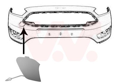 1947587 VAN WEZEL Облицовка, бампер Ван wезел 1947587