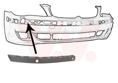0663584 VAN WEZEL Облицовка, бампер Ван wезел 0663584