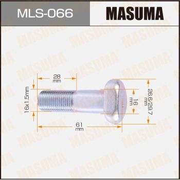 MLS-066 MASUMA Шпилька колеса