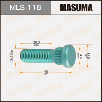 MLS-116 MASUMA Шпилька колеса