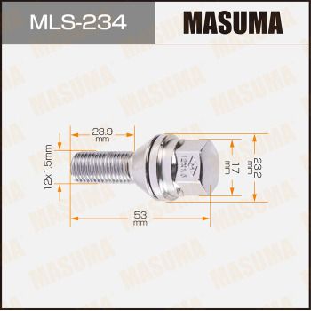 MLS-234 MASUMA Болт для крепления колеса