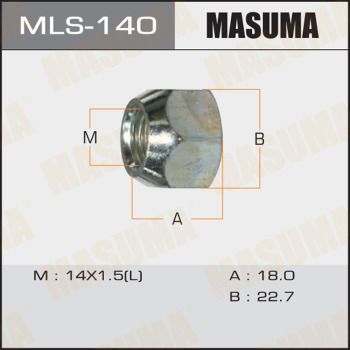 MLS-140 MASUMA Гайка крепления колеса