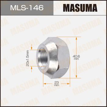 MLS-146 MASUMA Гайка крепления колеса