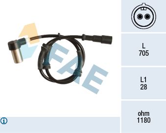 78130 FAE Датчик, частота вращения колеса