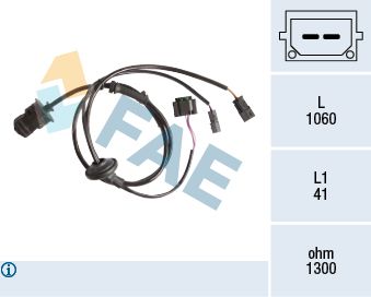 78209 FAE Датчик, частота вращения колеса