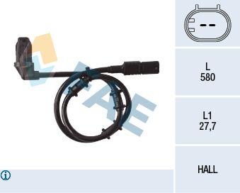 78135 FAE Датчик, частота вращения колеса