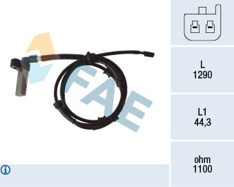 78068 FAE Датчик, частота вращения колеса