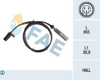 78139 FAE Датчик, частота вращения колеса