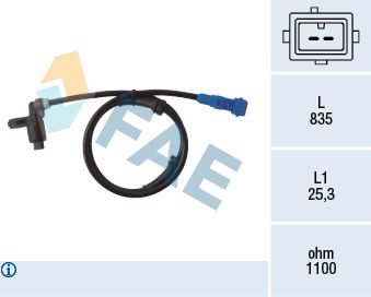 78021 FAE Датчик, частота вращения колеса