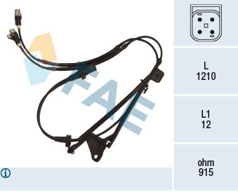 78499 FAE Датчик, частота вращения колеса