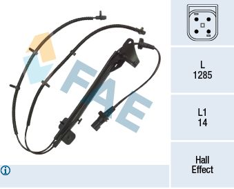 78357 FAE Датчик, частота вращения колеса