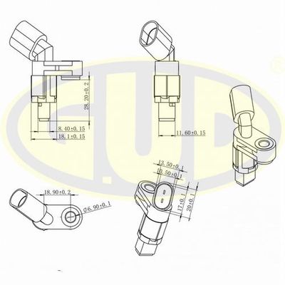 GABS01024 G.U.D. Датчик, частота вращения колеса