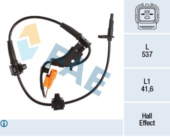78226 FAE Датчик, частота вращения колеса