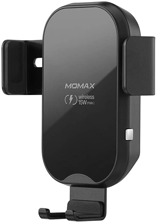 Беспроводная зарядка Momax Q.Mount Smart 3 Auto-clamp Wireless Charging Car Mount (CM16D)