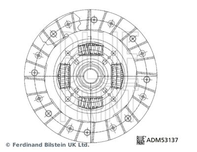 ADM53137 BLUE PRINT Диск сцепления