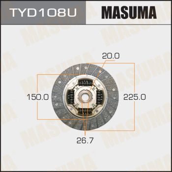 TYD108U MASUMA Диск сцепления