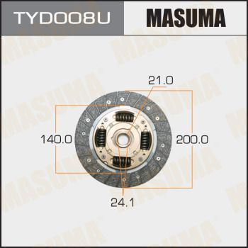 TYD008U MASUMA Диск сцепления