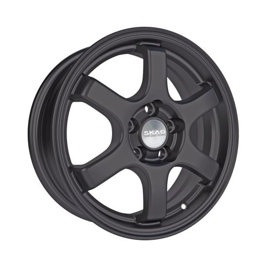 Легкосплавные диски СКАД Киото 6x15 4*100 ET48 Dia54.1 Super_Black matte