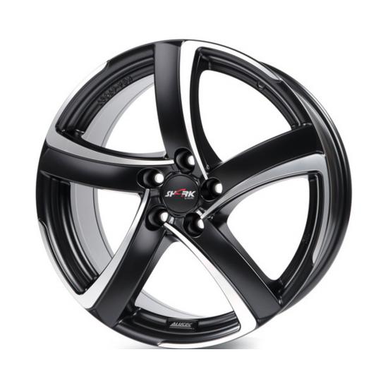 Легкосплавные диски Alutec Shark 8x18 5*100 ET35 Dia63.3 Racing Black