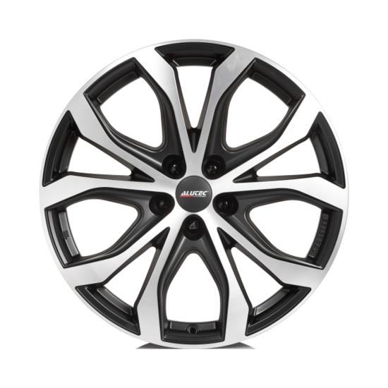 Легкосплавные диски Alutec W10X 8x18 5*112 ET53 Dia66.5 Racing Black Front Polished