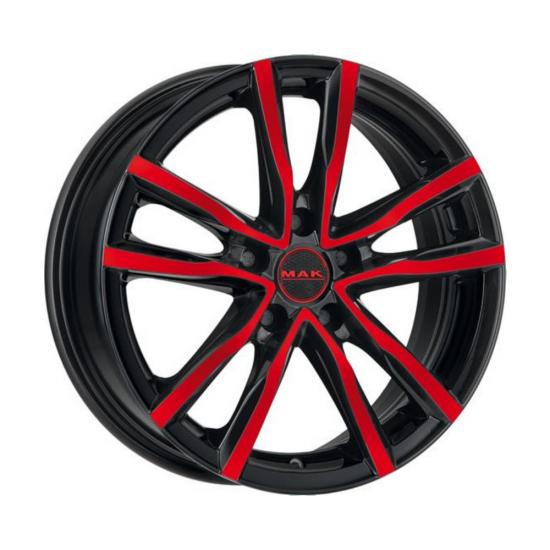 Легкосплавные диски MAK Milano 7x17 5*114.3 ET40 Dia76 Black and Red