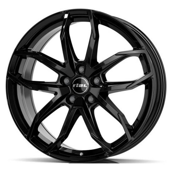 Легкосплавные диски Rial Lucca 7.5x17 5*114.3 ET37 Dia70.1 Diamond Black