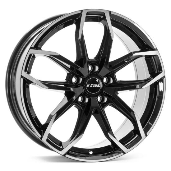 Легкосплавные диски Rial Lucca 6.5x17 4*100 ET38 Dia63.3 Diamond Black Front Polished