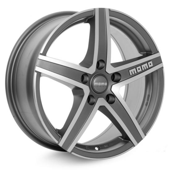 Легкосплавные диски MOMO Hyperstar 7.5x17 5*120 ET38 Dia74.1 Matt Antrac.-Polished