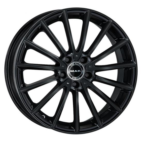 Легкосплавные диски MAK Komet 7.5x17 5*112 ET48 Dia66.6 Gloss Black Mirror Ring