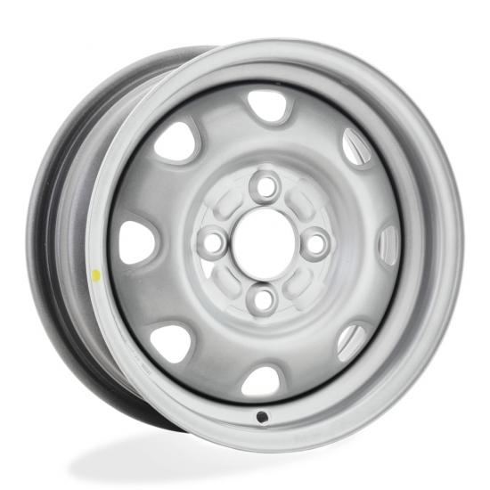 Стальные диски TREBL 52A49A Daewoo 5.5x13 4*100 ET49 Dia56.6 Silver