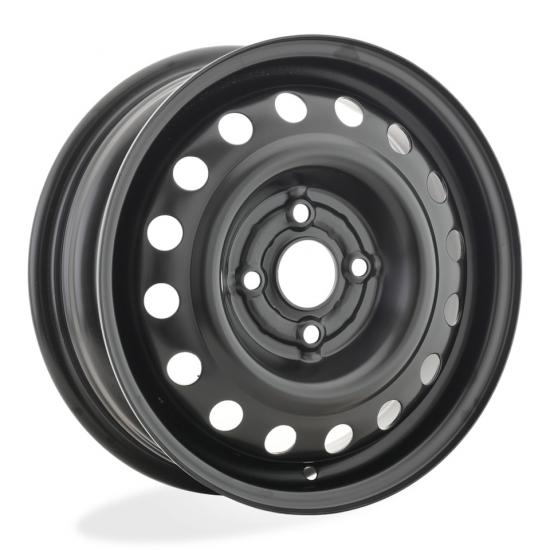 Стальные диски TREBL 6205T Kia 5.5x14 4*100 ET40 Dia54.1 Black