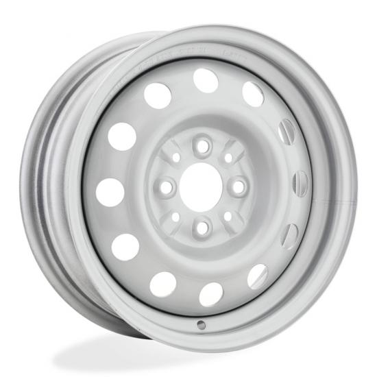 Стальные диски TREBL 53B35B Lada 5.5x14 4*98 ET35 Dia58.6 Silver