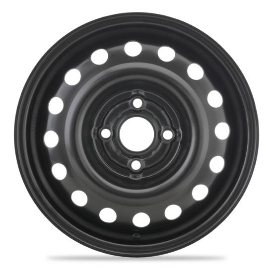 Стальные диски TREBL 53A45R Toyota 5.5x14 4*100 ET45 Dia54.1 Black