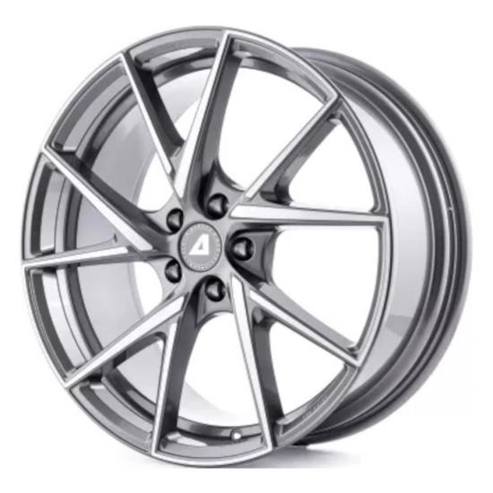 Легкосплавные диски Alutec ADX.01 8.5x19 5*112 ET30 Dia70.1 Metallic Platinum Front Polished