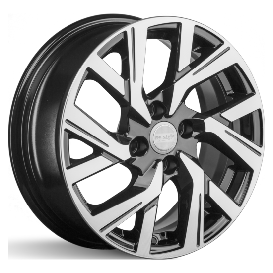 Легкосплавные диски КиК КС1030 (ZV15Cobalt) 6x15 4*100 ET39 Dia60.1 Алмаз-черный