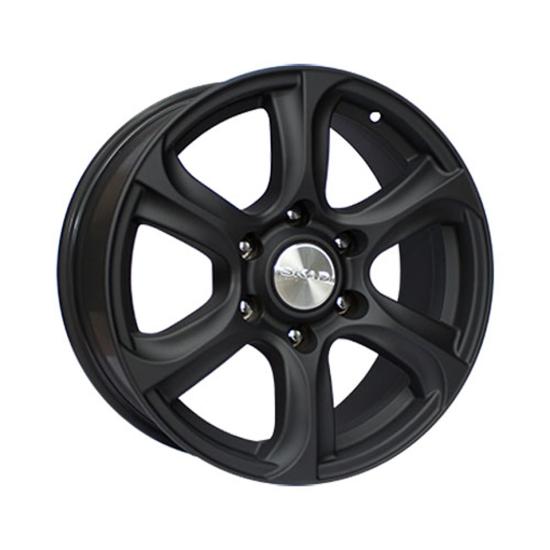 Легкосплавные диски СКАД Скала 7.5x17 6*139.7 ET25 Dia106.2 Super_Black matte