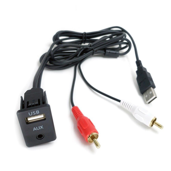 Удлинитель кабель AUX USB 2RCA переходник 150см