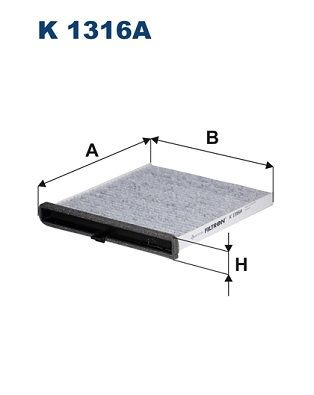 K1316A FILTRON Фильтр, воздух во внутренном пространстве