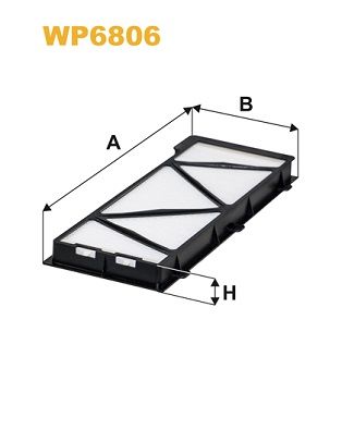 WP6806 WIX FILTERS Фильтр, воздух во внутренном пространстве