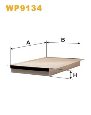 WP9134 WIX FILTERS Фильтр, воздух во внутренном пространстве