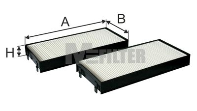 K90112 MFILTER Фильтр, воздух во внутренном пространстве