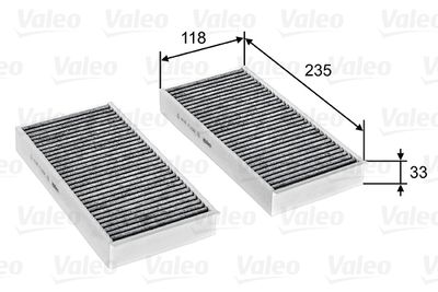 715811 VALEO Фильтр, воздух во внутренном пространстве