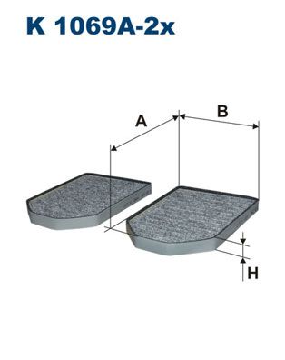 K1069A2x FILTRON Фильтр, воздух во внутренном пространстве