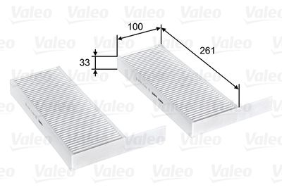 715808 VALEO Фильтр, воздух во внутренном пространстве