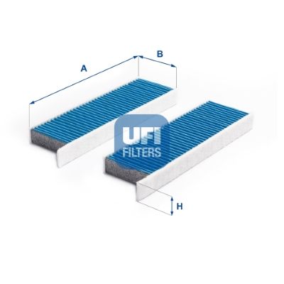 3417200 UFI Фильтр, воздух во внутренном пространстве