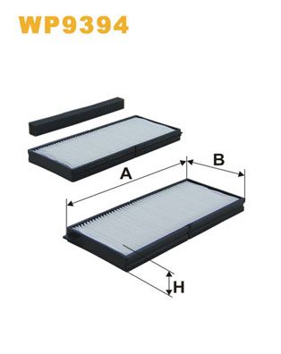 WP9394 WIX FILTERS Фильтр, воздух во внутренном пространстве