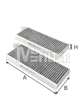 K9199C2 MFILTER Фильтр, воздух во внутренном пространстве